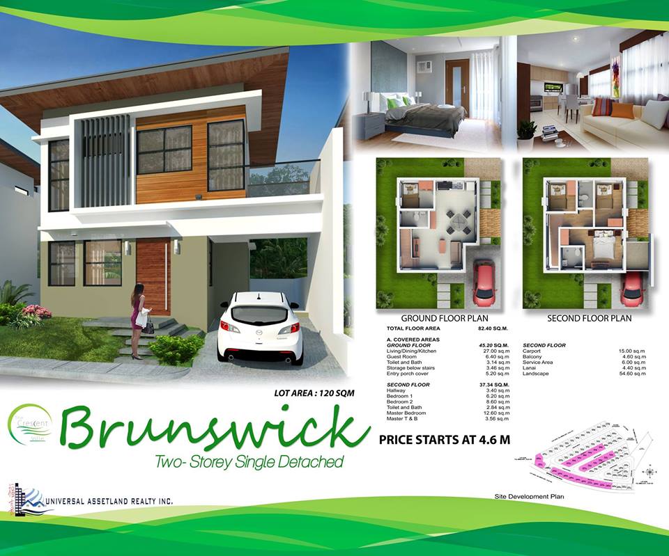 Single detached brunswick model house  Minglanilla Cebu  